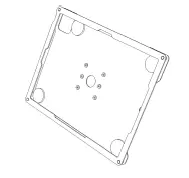 BOXaPOS iPad 10.2'' Tablet Holder